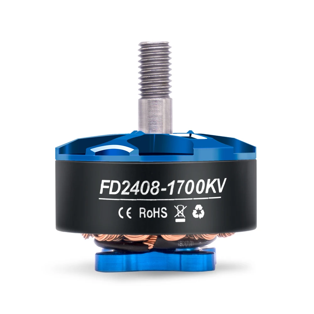 Электродвигатели HGLRC с бесщеточным двигателем FD 2408 кв для самостоятельной сборки