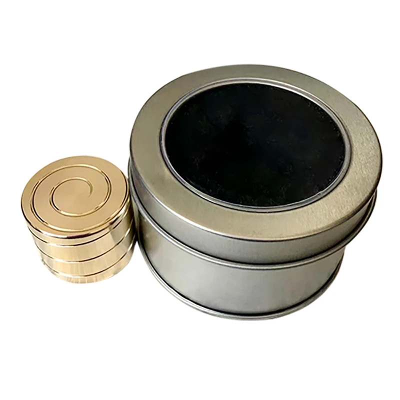 Настольный металлический трансферный Монетный гироскоп для снятия стресса