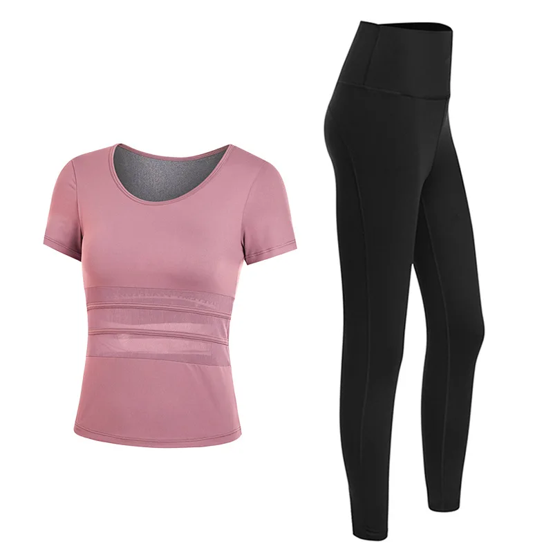 

Summer new gym sexy temperament professional running sportswear with chest pad