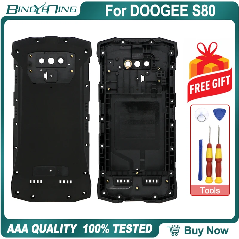 Новинка, чехол Для DOOGEE S80, задняя крышка для батареи, чехол для смартфона, запасные аксессуары, аксессуары для телефона
