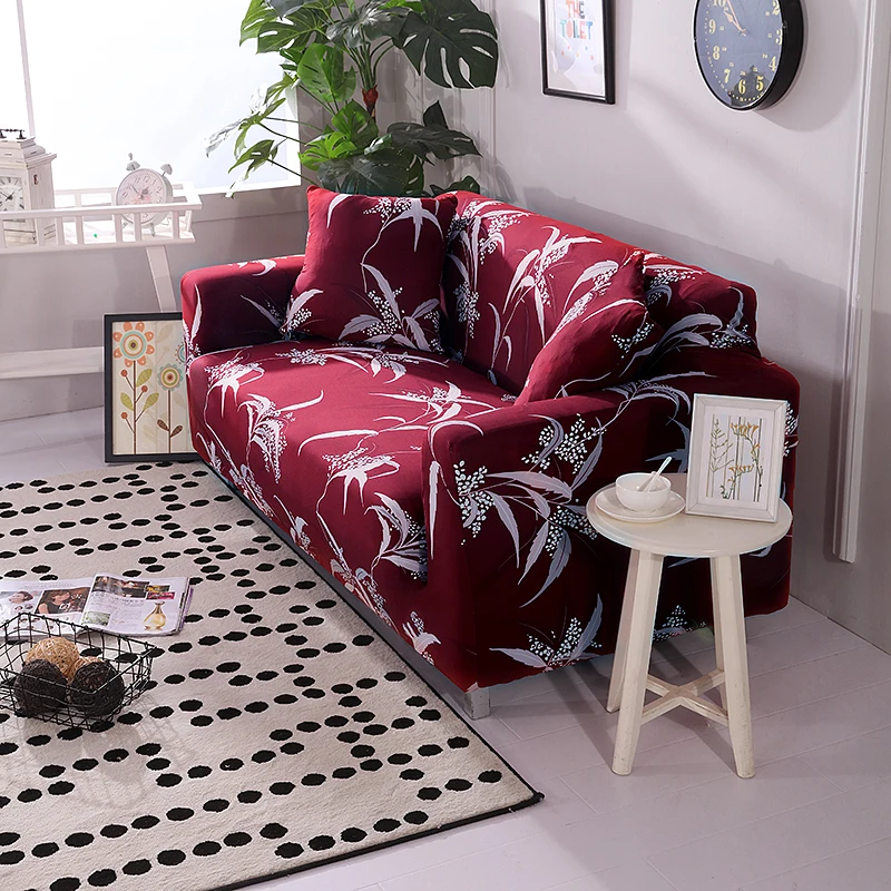 Stretch Sofa Cover Slipcovers Elastic All-inclusive Couch Case for Different Shape Sofa Loveseat Chair L-Style Sofa Case