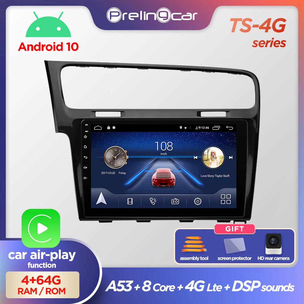 Автомобильная Мультимедийная система Prelingcar 2 Din Android 2013 без DVD с видеоплеером GPS