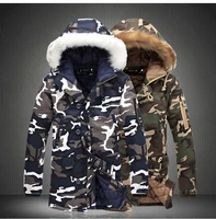 camouflage parka coat casual fashion warmth plus size new mens parka coat 5xl