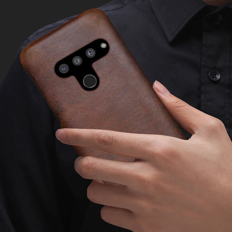 Kup Etui Z Prawdziwej Skóry Etui Na LG G8s V50 V10 V20 V30 V30S V40 G3 G4 G5 G6 G7 G8 G8X Q6 Q7 Q8 ThinQ K40 Szalona Końska Skóra Pokrywa