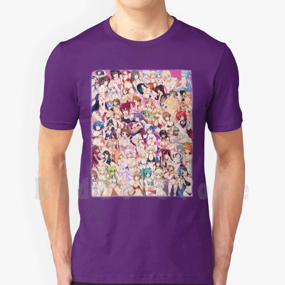 Аниме летнее бикини для девочек Футболка Сделай Сам Большой размер 100% хлопок