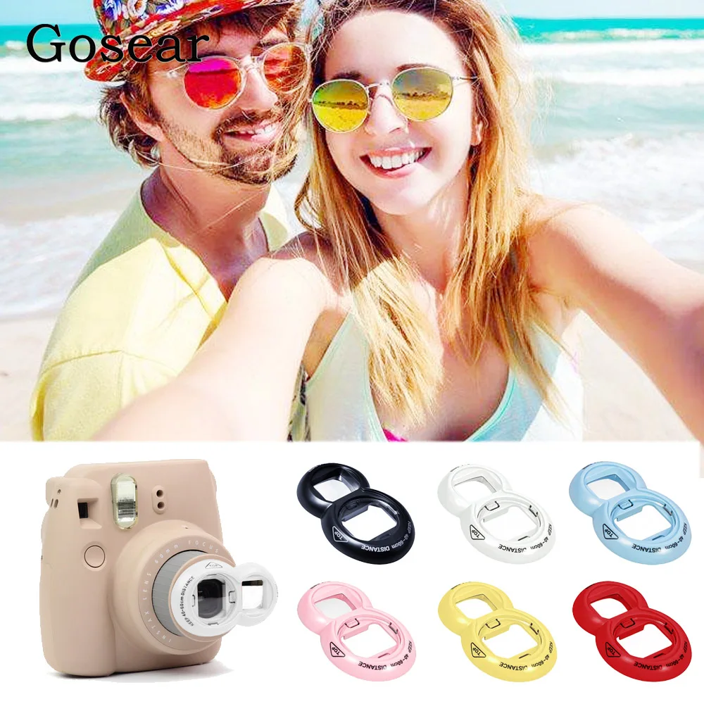 Gosear крупным планом объектив Автопортрет Зеркало для Fuji пленка Fujifilm Instax камера Mini