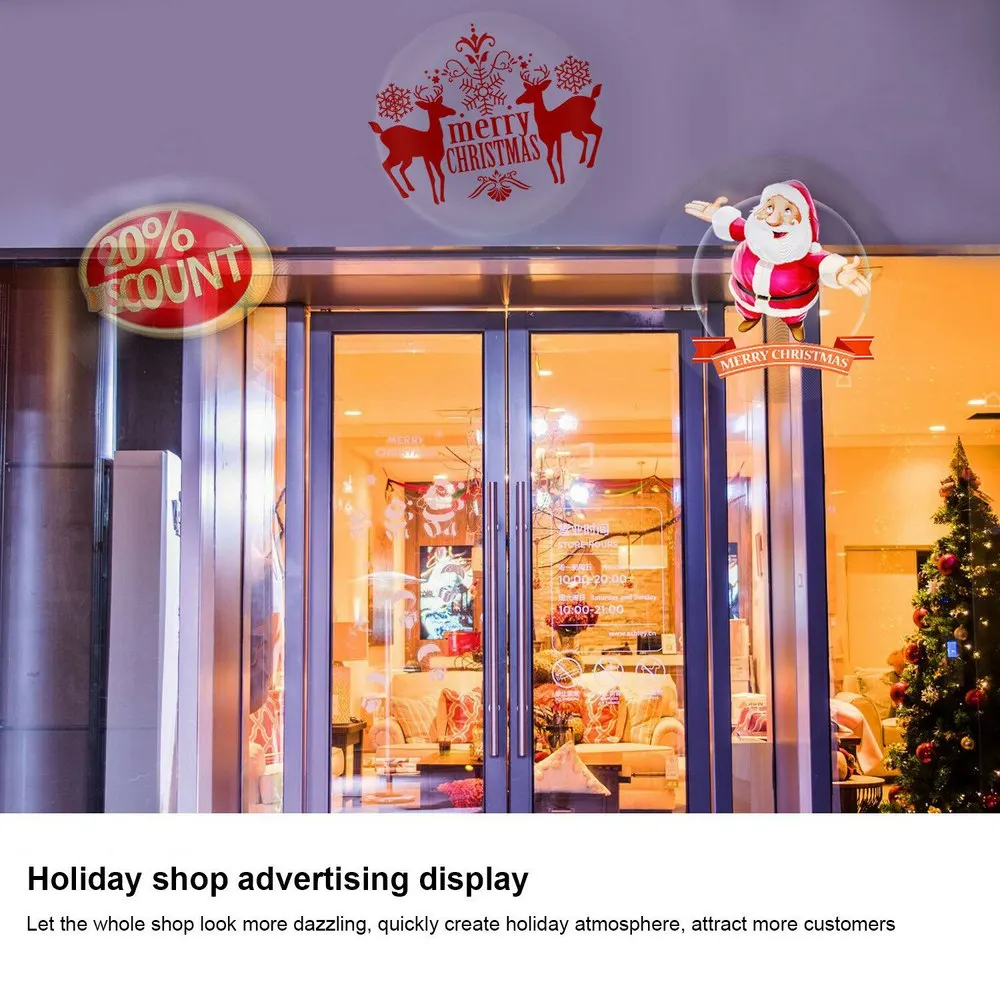 Обновление 50 см 4 вентилятор голограмма светильник с поддержкой Wi Fi Управление 3D