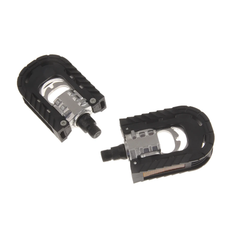 1 пара высокое качество велосипед складной с двух сторон алюминиевый сплав