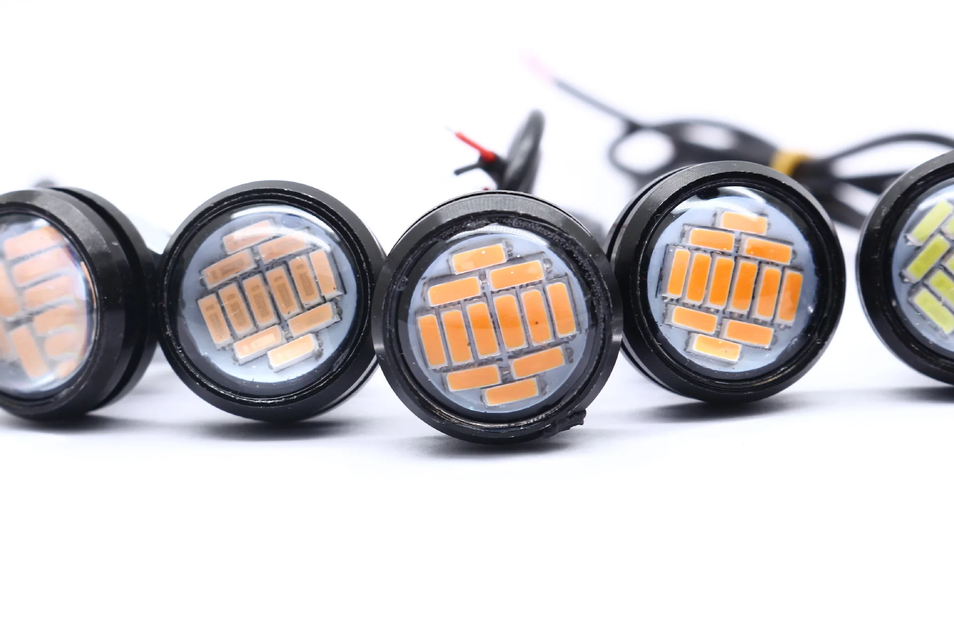 

2pcs 12v 23mm high-power day light car 12SMD super bright LED eagle eye light 4014 license plate lamp