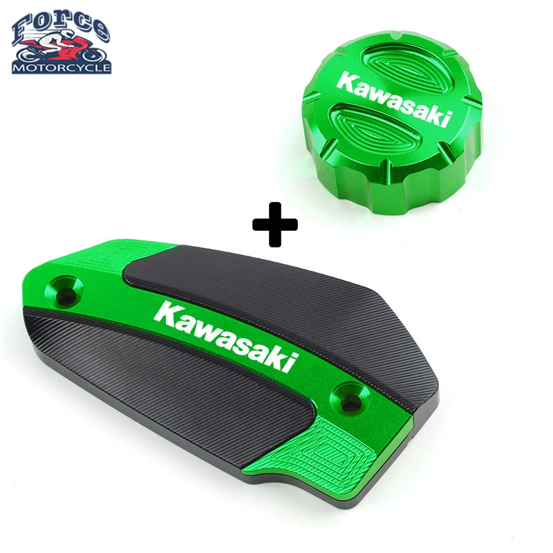 

For KAWASAKI Z900 Z650 Z800 ER6N/F VERSYS650 Motorcycle CNC Front & Rear brake Fluid Cylinder Master Reservoir Cover Cap