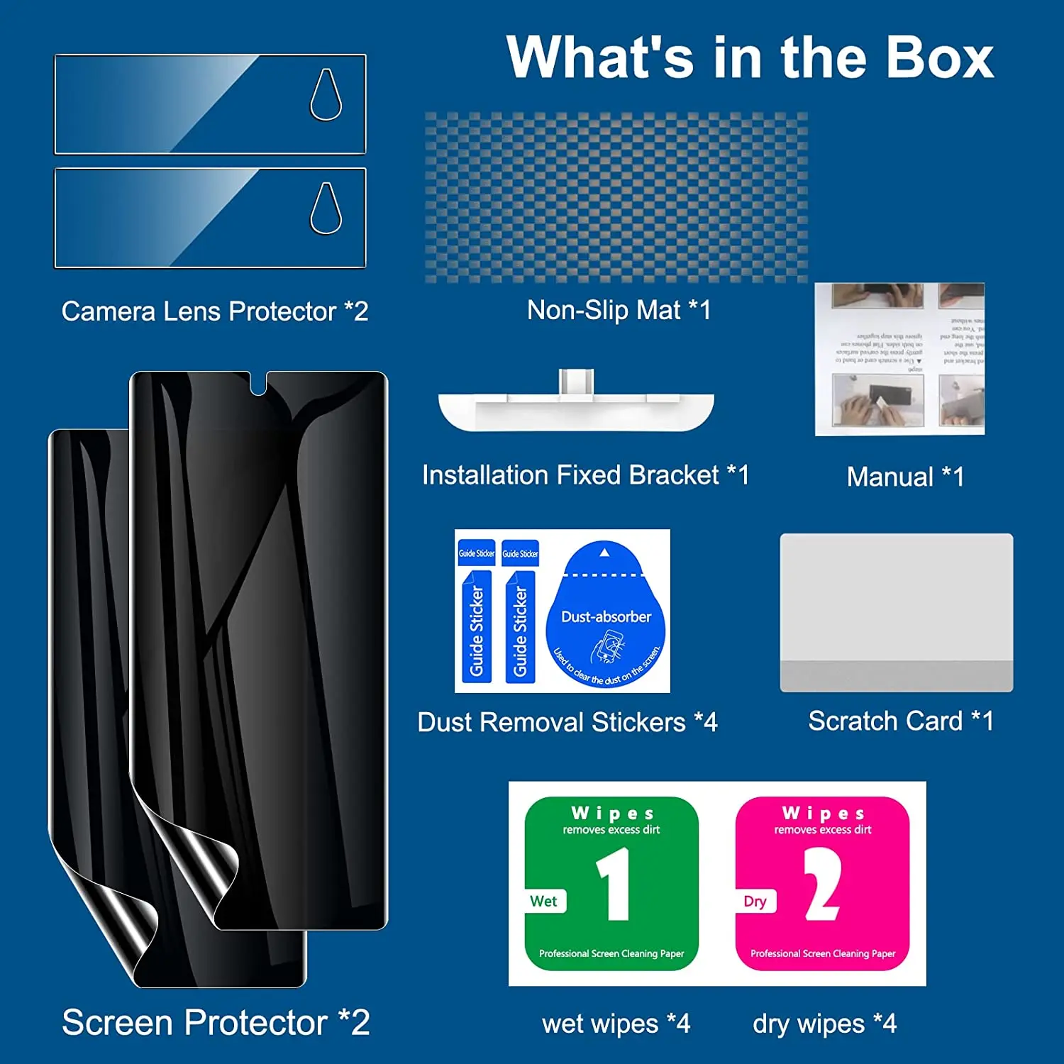 22 pack for google pixel 6 pro privacy screen protector support fingerprint id anti spy full adhesive flexible film lens free global shipping