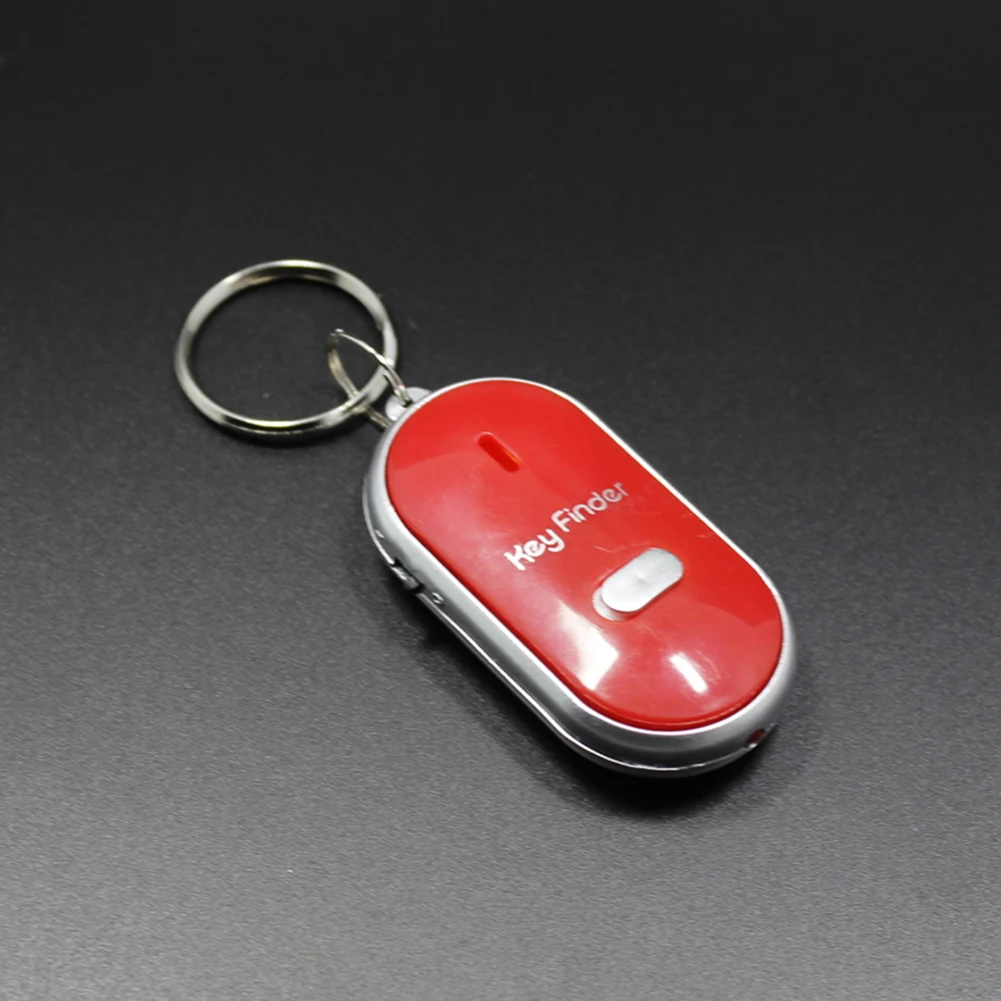 

Smart Key Finder Anti-lost Whistle Sensors Keychain Tracker LED Light With Whistle Claps Locator