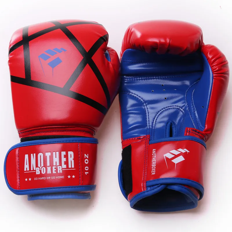 

Haute qualit adultes femmes/hommes gants De Boxe en cuir MMA Muay Thai Boxe De Luva mitaines Sanda Equipments4 6 8 10 12 OZ