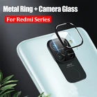 Защитное стекло для экрана камеры для Xiaomi Redmi Note 9 Pro 9s 8 pro 8t, металлическое кольцо для объектива, стекло для Redmi Note 9 Pro Max