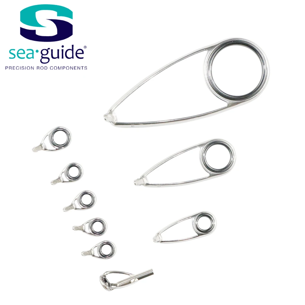 SeaGuide 6 1g LS кольцо из нержавеющей стали 9 шт. в наборе направляющая для спиннинга