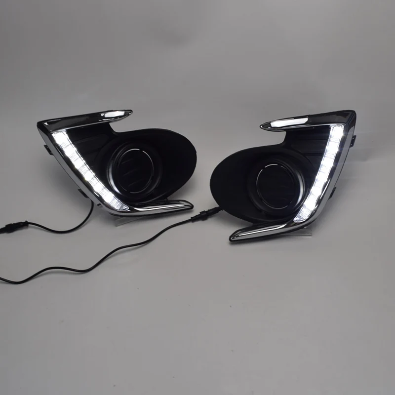 Автомобильная проблесковая 2 шт. LED DRL для Mitsubishi Attrage Mirage G4 2012 2013 2014 2015 2016 2017