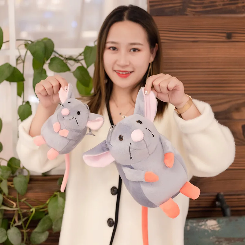 1 шт. 20 см мышь мягкая плюшевая кукла крыса игрушка животное талисман Peluche Мышка