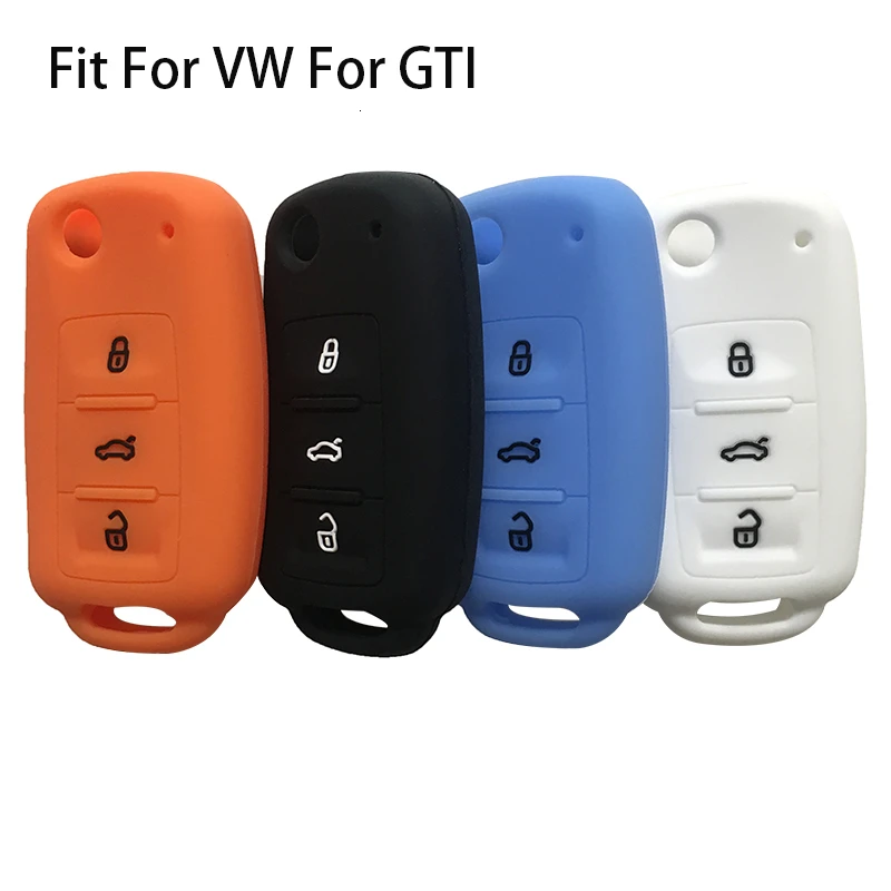 Силикагелевый дистанционный колпачок для VW GTI резиновый флип чехол ключа