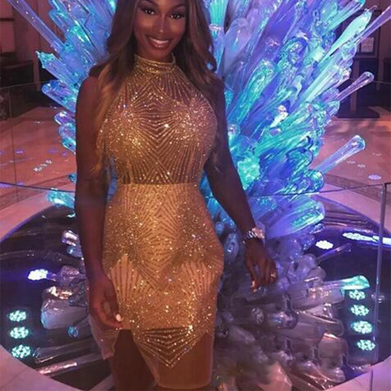 Slaygirl Сетчатое платье с открытой спиной и открытыми плечами осеннее Открытое платье с блестками облегающее женское повседневное Мини сексуальное платье Vestidos