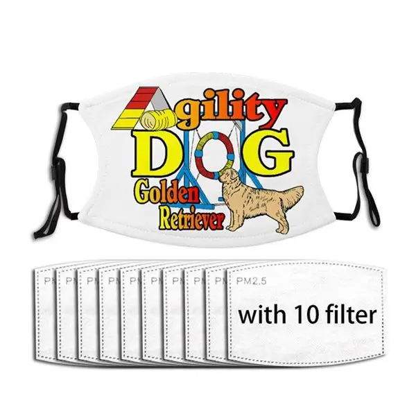 

golden agility f Face Mask Adult Non-Disposable Mouth Face Mask Anti Haze Anti Dust Cover Mascarilla