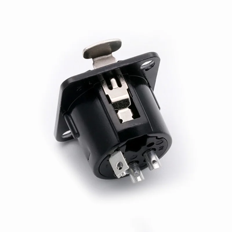 10pcs XLR 3-pole Nickel-plated Male Plug Socket Female Audio Jack Panel Mount Chassis Microphone MIC Wire Connector | Обустройство