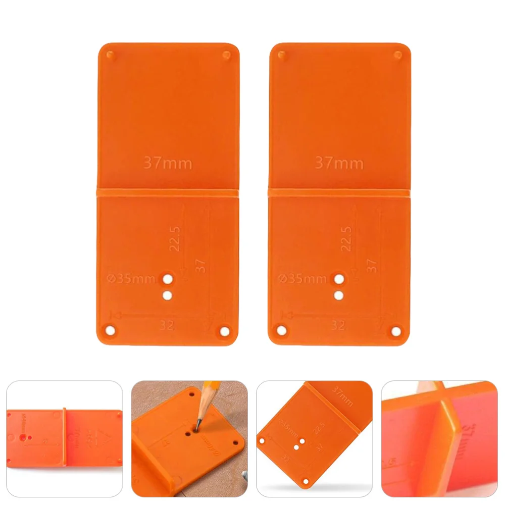 

2pcs Woodworking Hinge Positioning Tools Cupboard Door Plank Positioning Tool