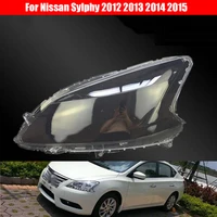 headlamp lens for nissan sylphy 2012 2013 2014 2015 headlight cover car replacement head light auto shell