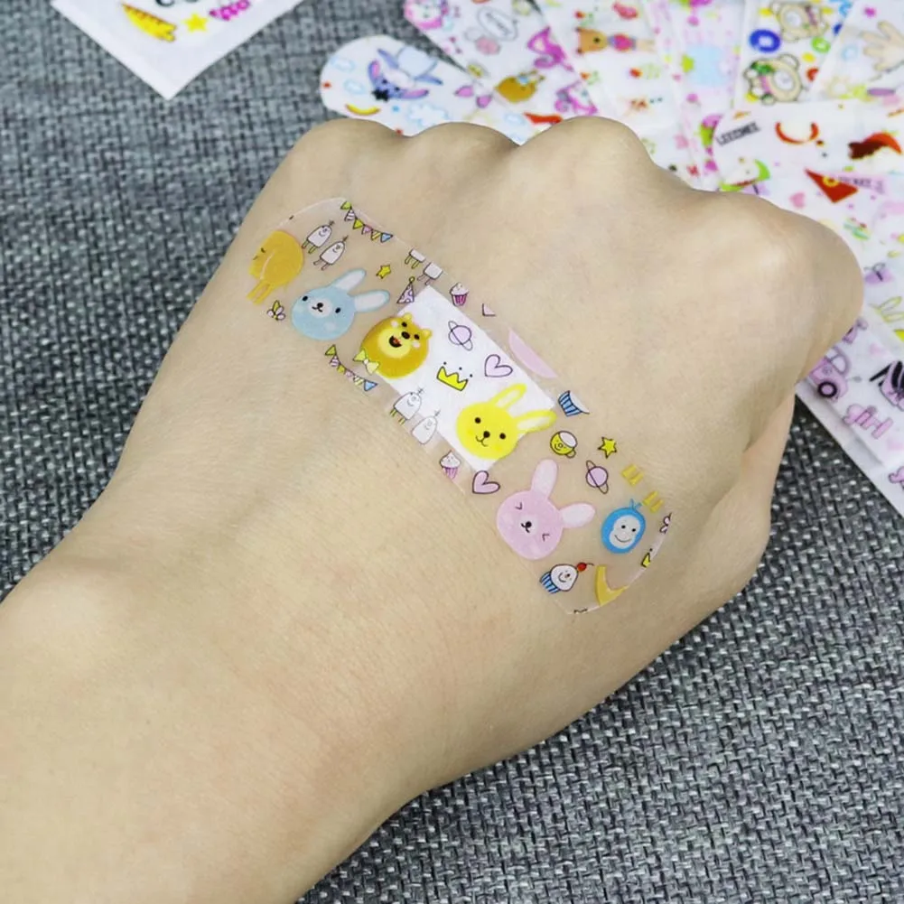 

120PC Cartoon Bandage Waterproof Wound Adhesive Bandages Cute Dustproof Breathable First Aid Medical Treatment For Children Kid