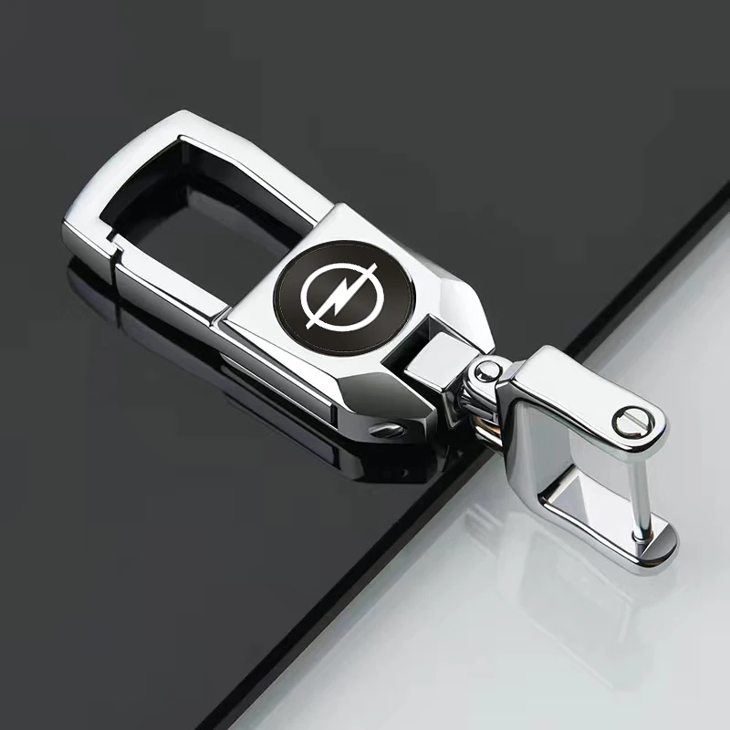 3D брелок для автомобиля из цинкового сплава ключей с логотипом Opel Astra H Insignia Mokka