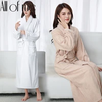 100 cotton terrycloth robe nightwear long kimono robe unisex menwomen couple robes 5 star hotel bathrobe homewear plus size