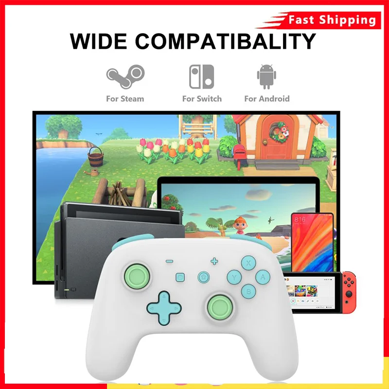 

Wireless Bluetooth-compatible Gamepad For N-Switch NS-Switch Pro NS Switch Console Gamepad Video Game USB Joystick Controller