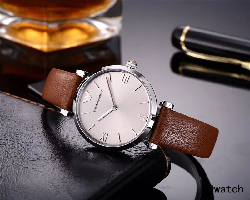 

Ar1 Luxury Brand women quartz Watches men Watch Stainless Steel Strap wristwatch Top classic watch Christmas gift 179 orders