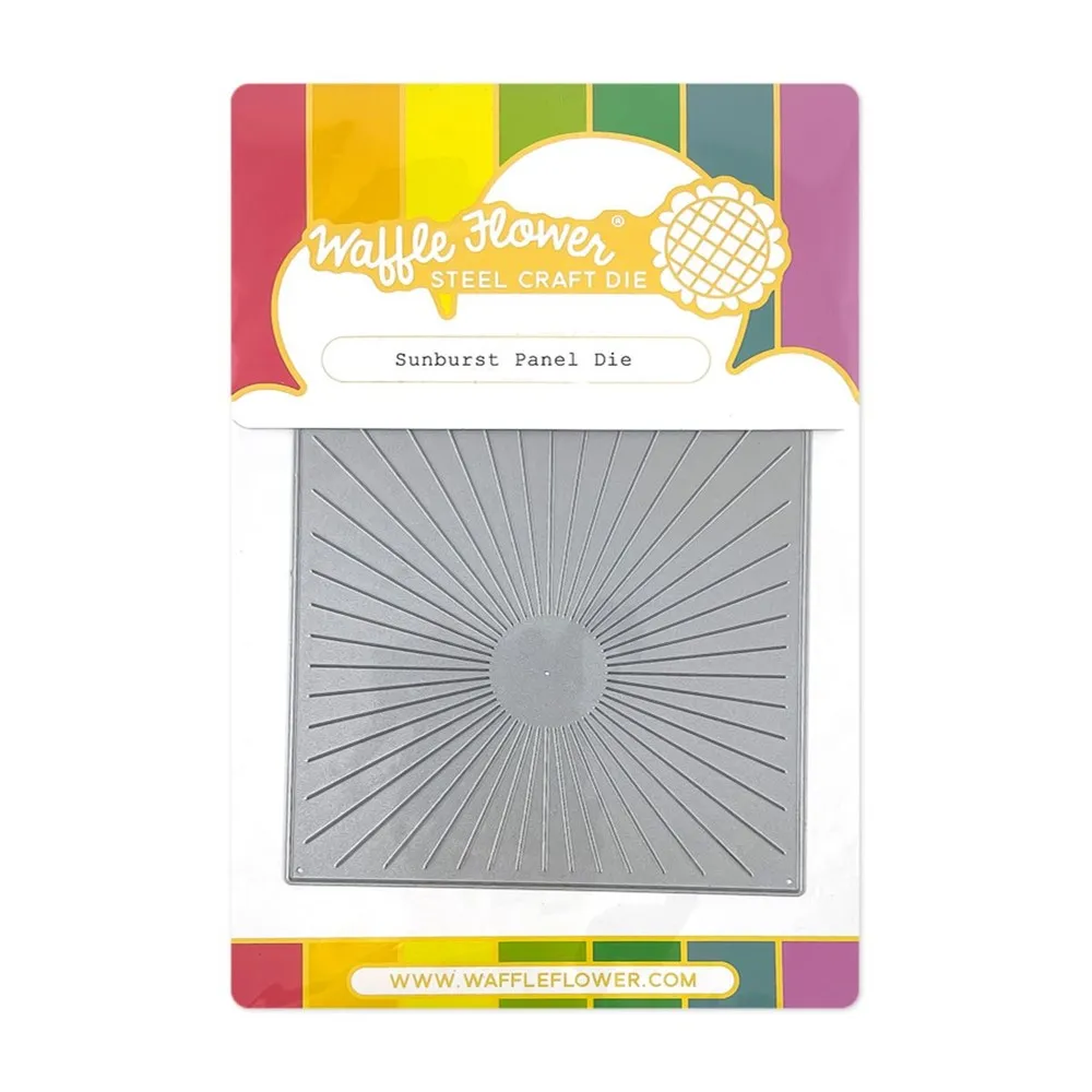 

2021 Hot Sale Sunburst Panel New Metal Cutting Dies for Diy Scrapbook Crafts Mold Maker Photo Album Template Handmade Decoration