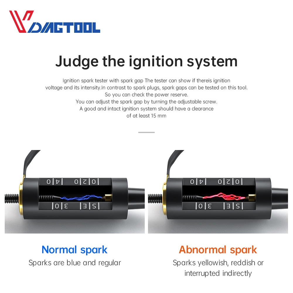 Vdiagtool проверка свечи зажигания автомобиля катушка провода высокоэнергетическая
