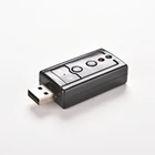 Внешняя звуковая карта USB 7,1, 3,5 каналов, разъем мм, стереогарнитура для Windows XP 7 8 Android Linux, Mac OS
