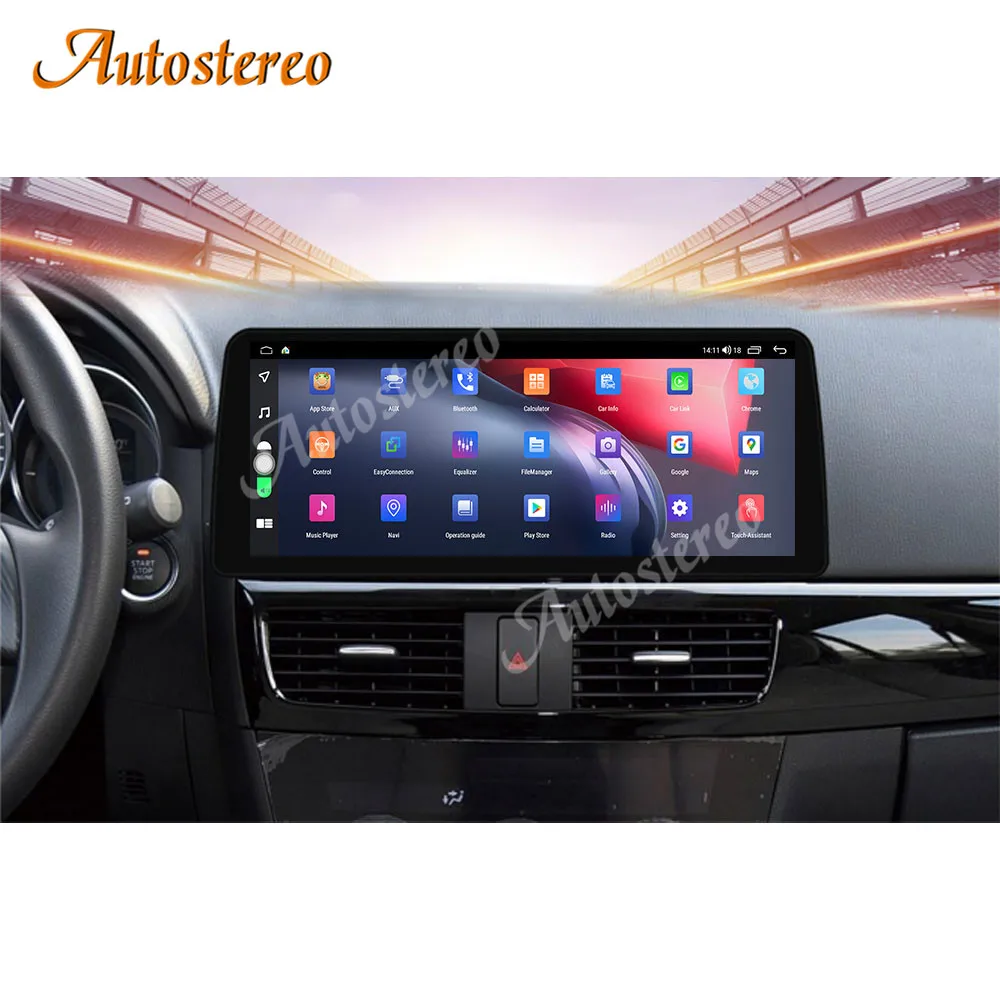 

12.3'6+128G For Mazda CX-5 2013-2016 Android Car GPS Navigation Stereo Multimedia Player Autoradio Headunit Carplay Dual Systeem