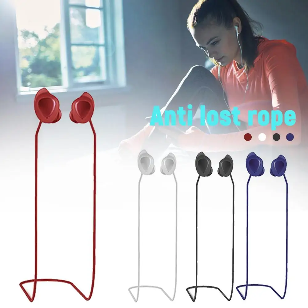 

Силиконовый Шнур для наушников Samsung Galaxy Buds, с защитой от потери