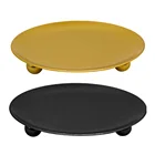 Металлические подсвечники, тарелка, подсвечник, украшения для свечи держателей, держатель для свадебной вечеринки, фестиваля, подсвечник