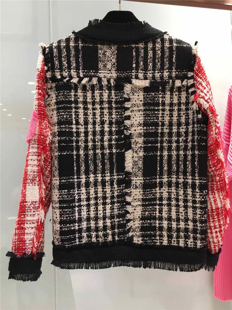 Модные женские куртки 2019 Новое поступление осенне-зимняя Лоскутная куртка