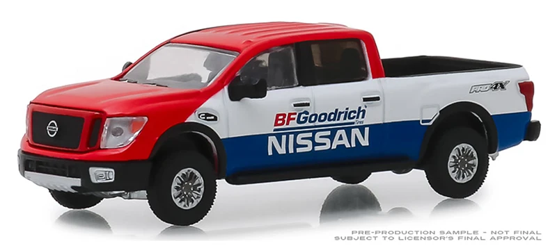 GreenLight 1:64 2018 НСРБ в Titan XD Pro 4X BFGood богатый грузовик сплав игрушечный автомобиль