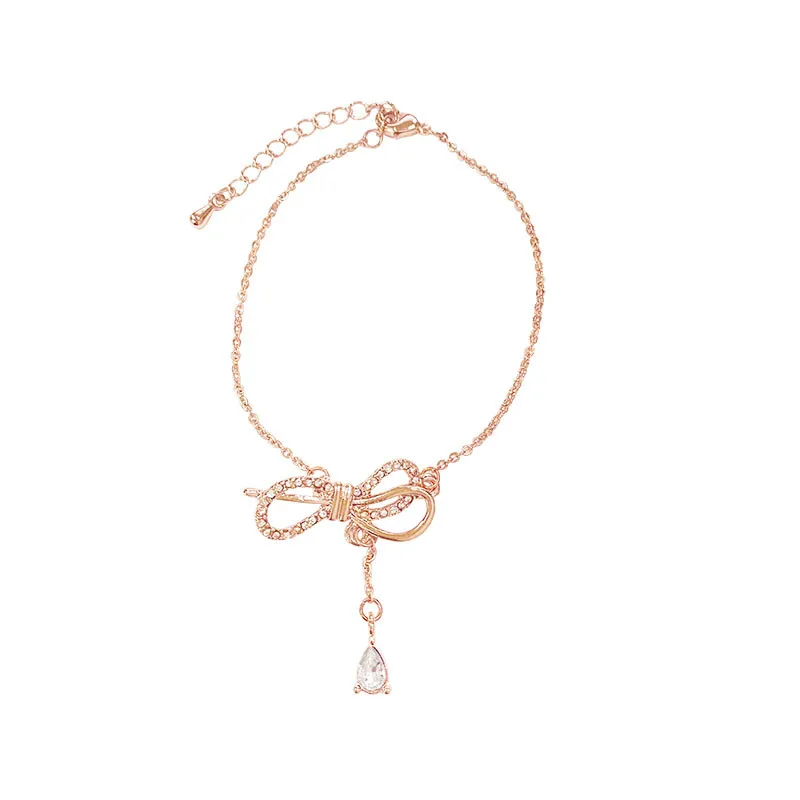 

YANGLIUJIA Bowknot Is Crystal Bracelet Fashionable Sweet Bracelet Ms Jewelry Gifts Accessories Wholesale