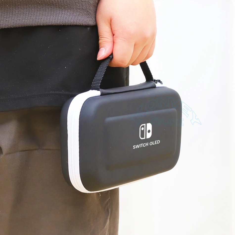 Жесткий чехол для Nintendo Switch OLED дорожная сумка хранения Кристальный корпус