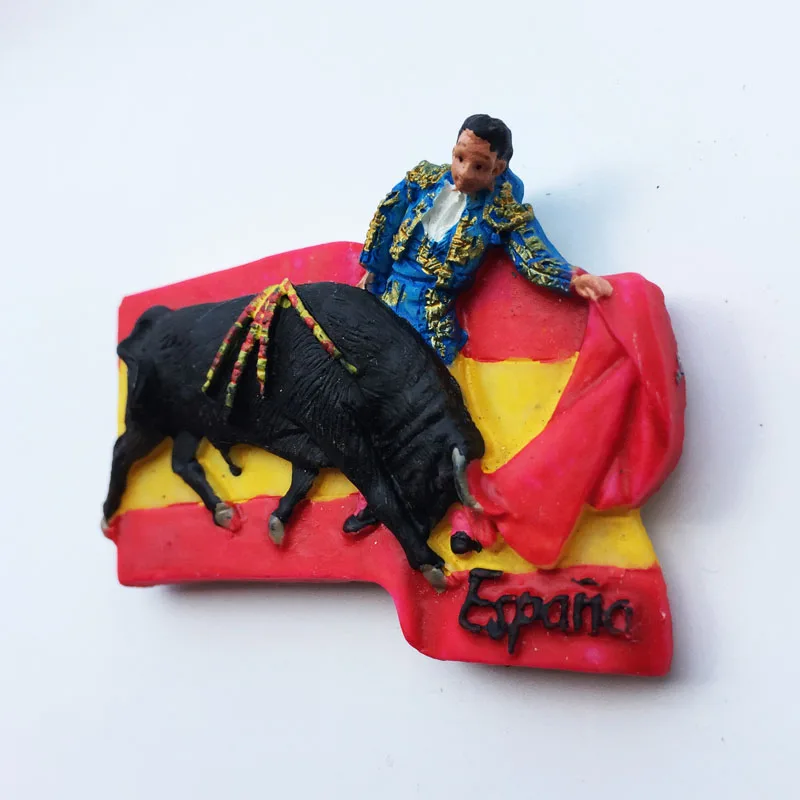 Магнит на холодильник в Испании Мультяшные магнитные наклейки Подарочные