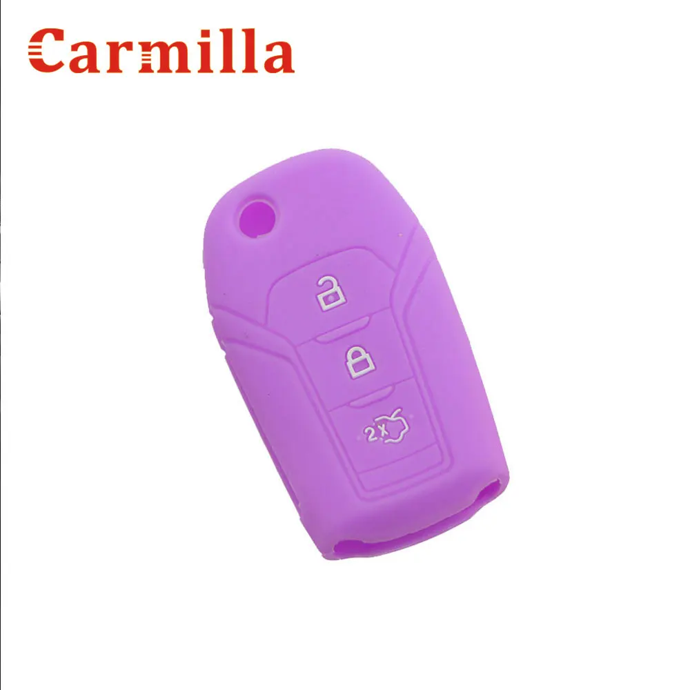 Силиконовый чехол для автомобильного ключа Ford F-150 F-250 F-350 Explorer Ranger KA Fiesta Mondeo с