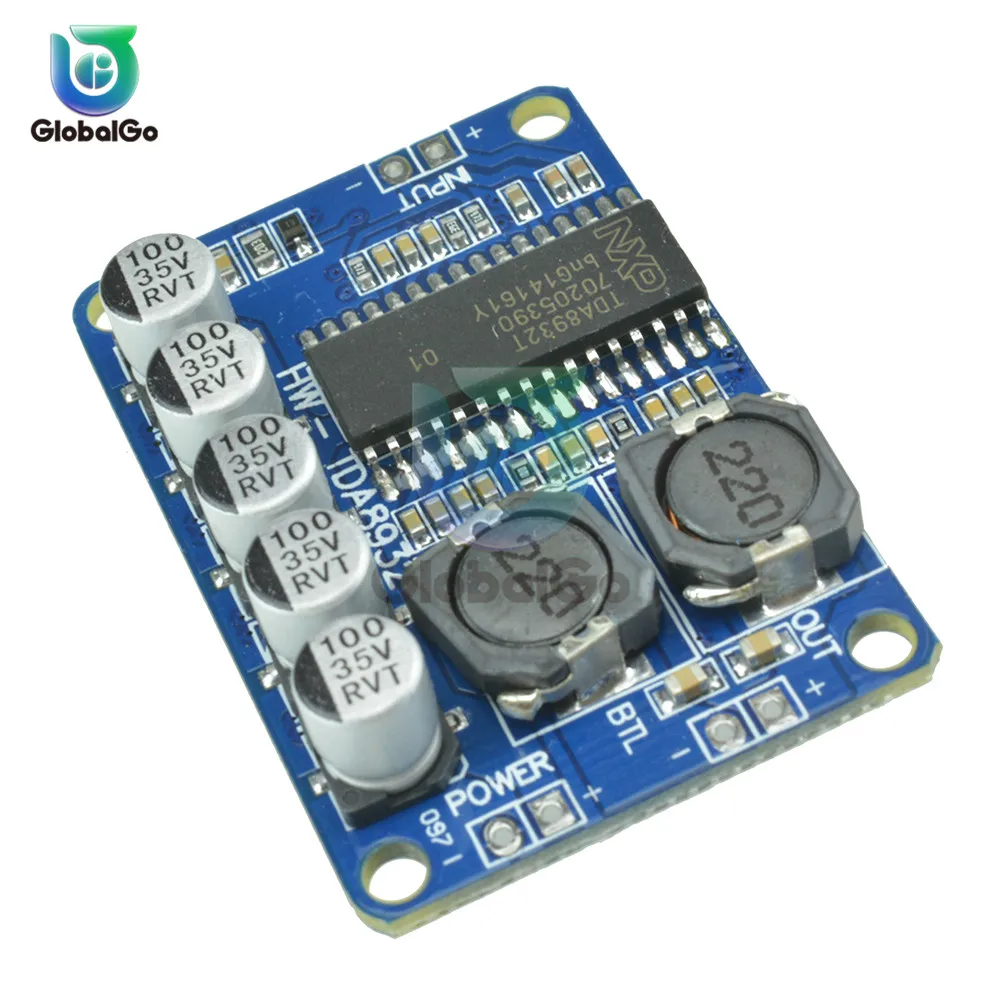 Плата цифрового усилителя мощности моно-усилитель 35 Вт модуль высокой TDA8932