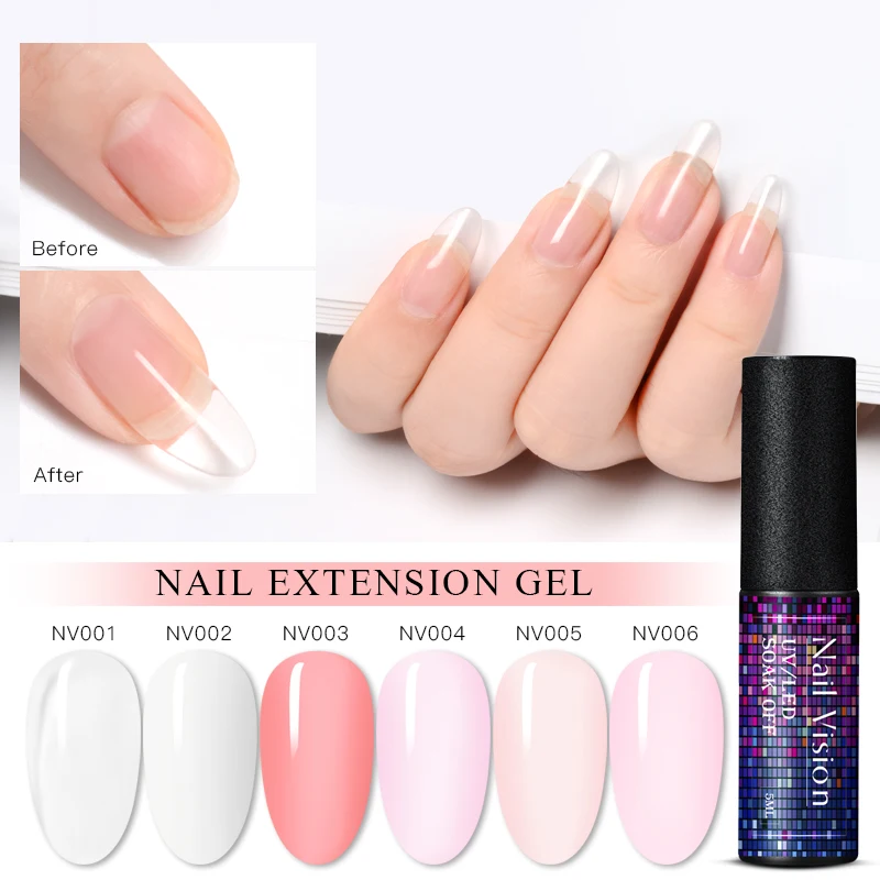 Гель для быстрого наращивания ногтей 5 мл|Гель ногтей| |