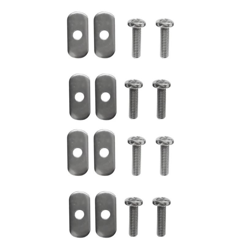 8 Упаковка нержавеющая сталь направляющая байдарки/трековые винты и рельсовые