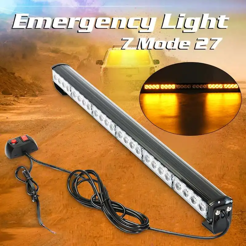 

24W 24LED Car Truck Emergency Vehicle Truck Traffic Advisor LED Warning Strobe Light Bar Warning Flashing Flash Safety Lights