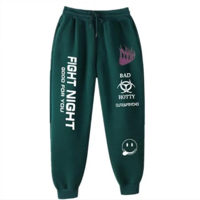 Женские повседневные брюки для пробежек фитнес штаны 2021 осень-зима флис ночь