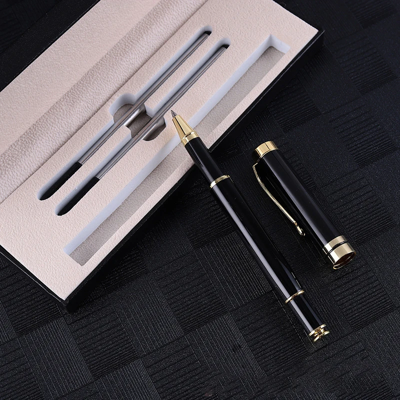 Metal Ballpoint Pen Gift Office Birthday Gifts 0.5MM Pens Engraved Name Private Laser Customized Logo Box | Канцтовары для офиса и